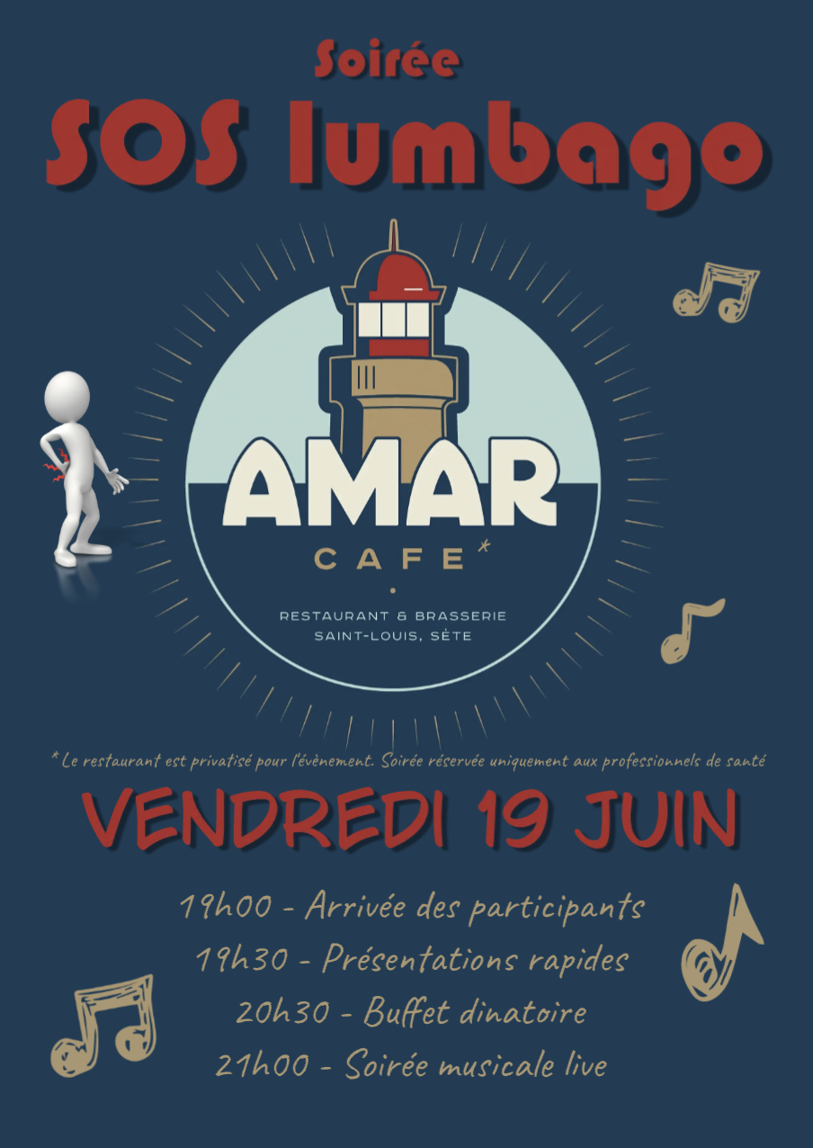 Soirée interprofessionnelle : construire ensemble une filière lombalgie d’excellence